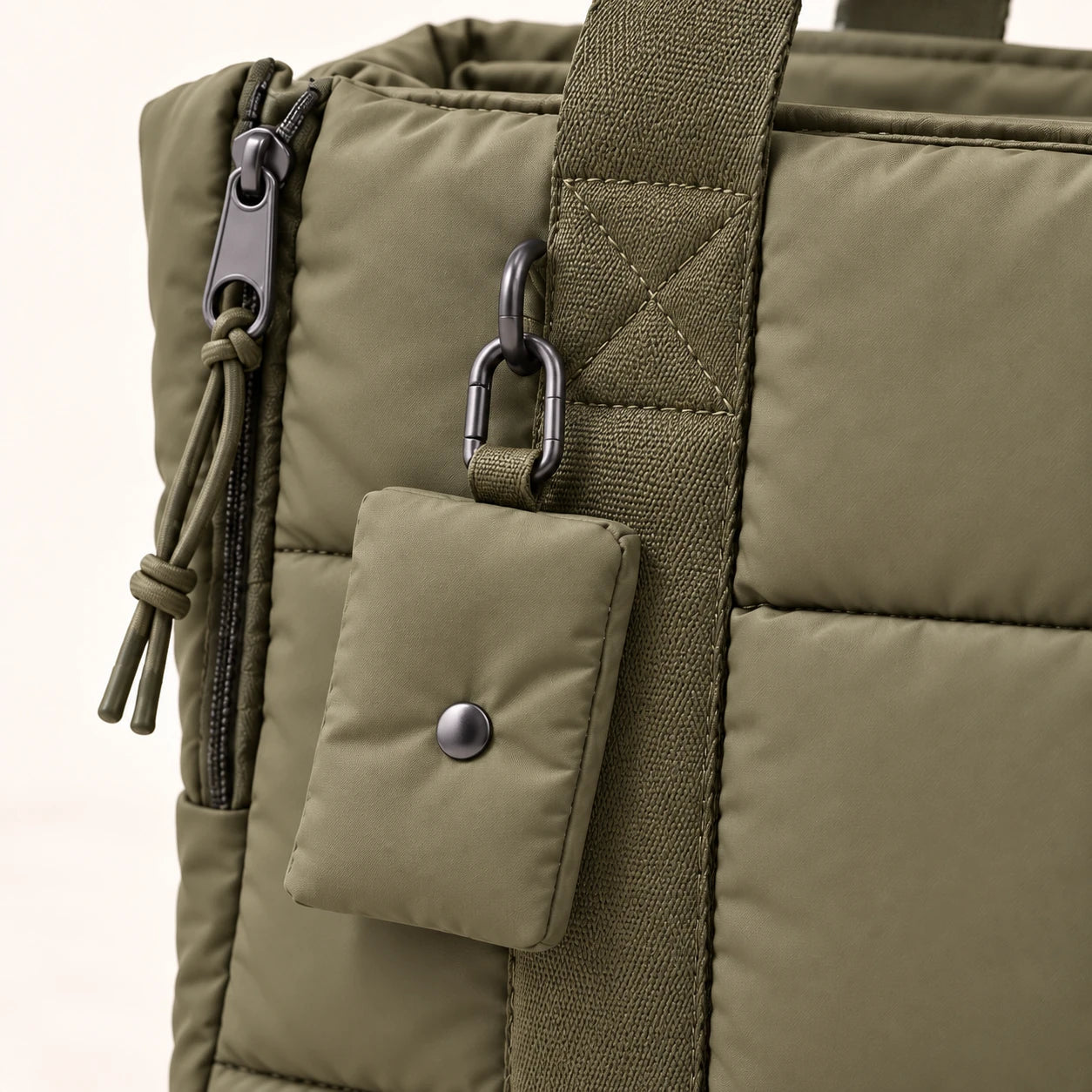 The Together Carrier - Olive - Pouch, woven handle and metal hardware
