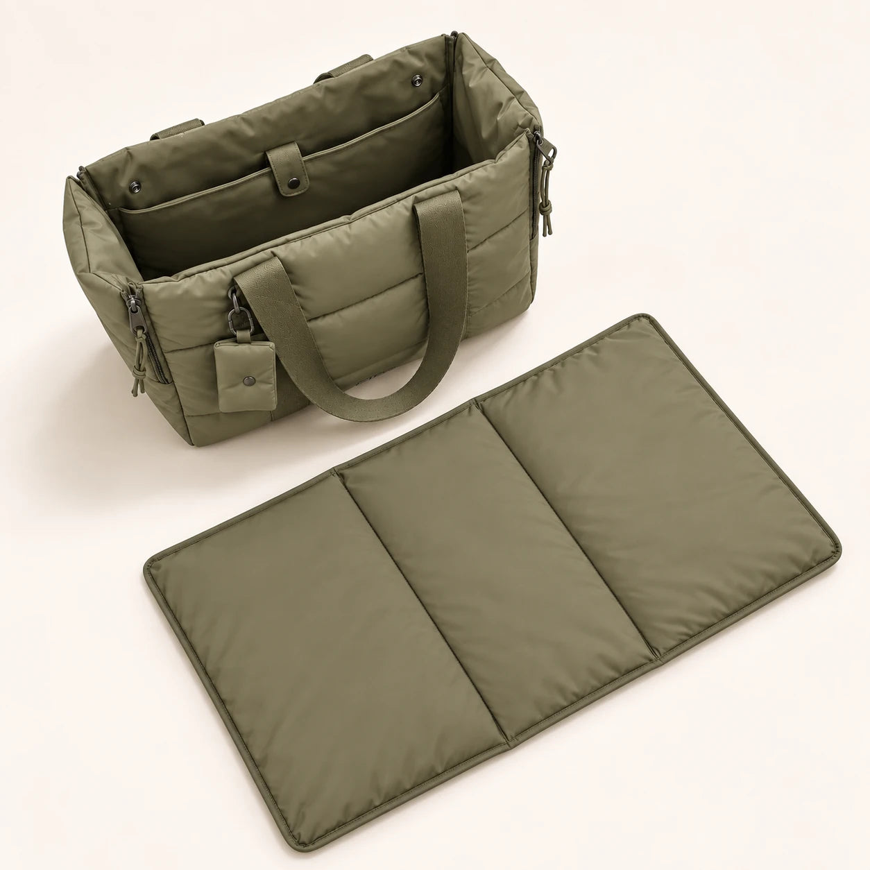 The Together Carrier - Olive - Carrier with removable padded mat